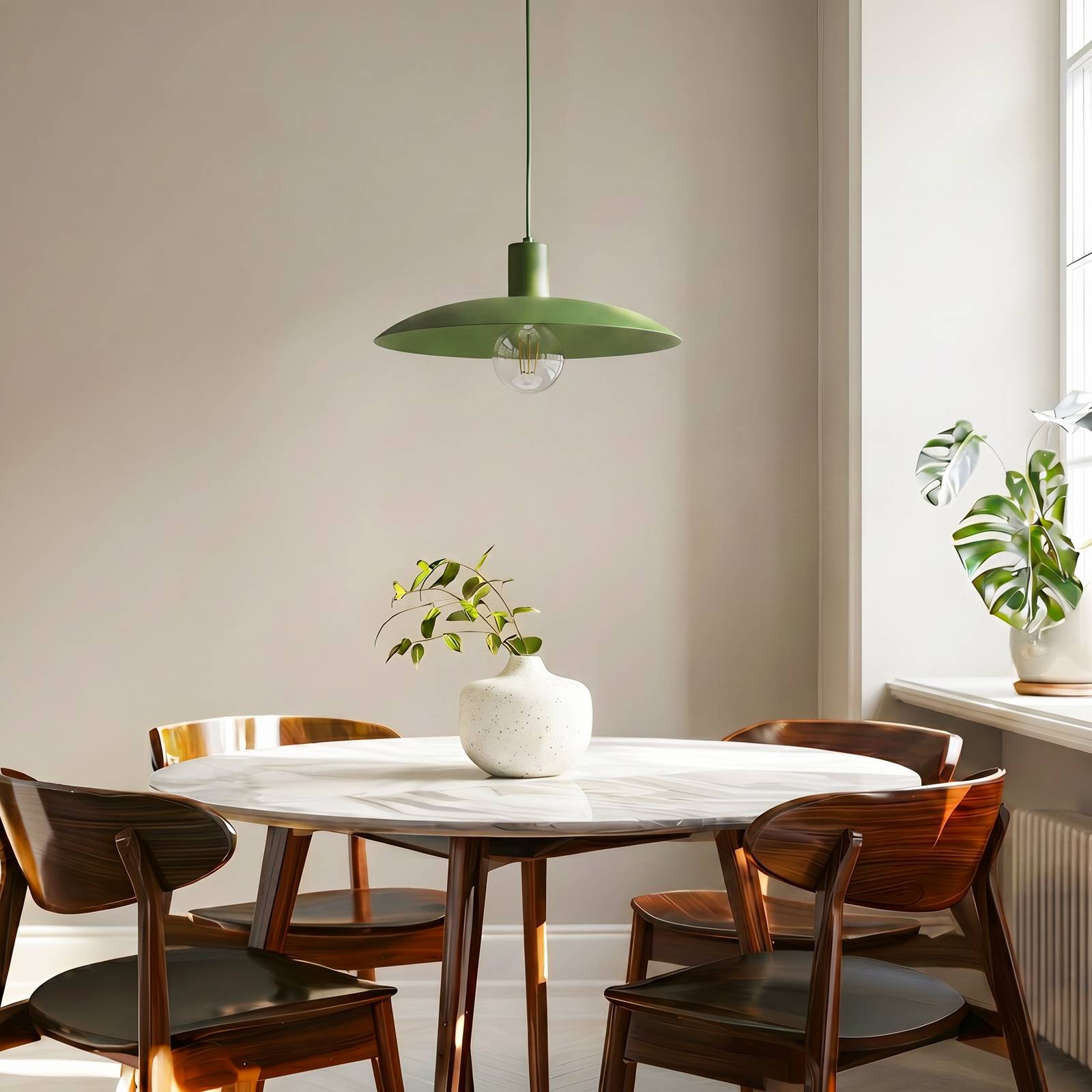  Tk Lighting Hängeleuchte Astra, Grün, Metall, ø 41 Cm, E27 