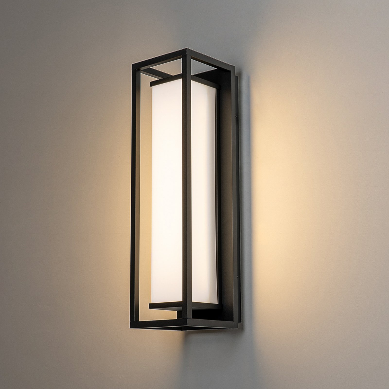 Banetti Candeeiro de Parede Exterior H50 Black - Lucande