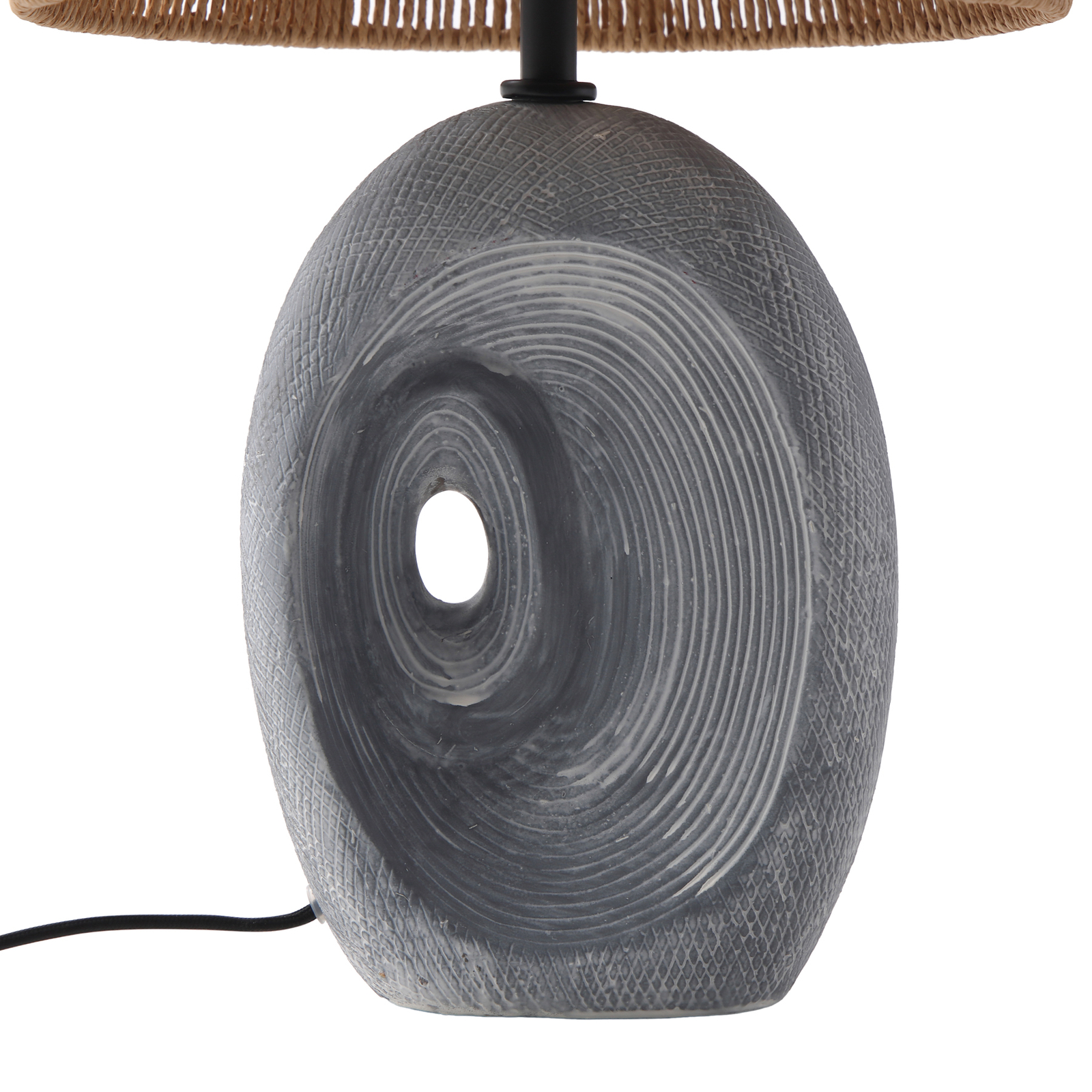 Lindby Seasur lampe à poser céramique/papier Ø29cm