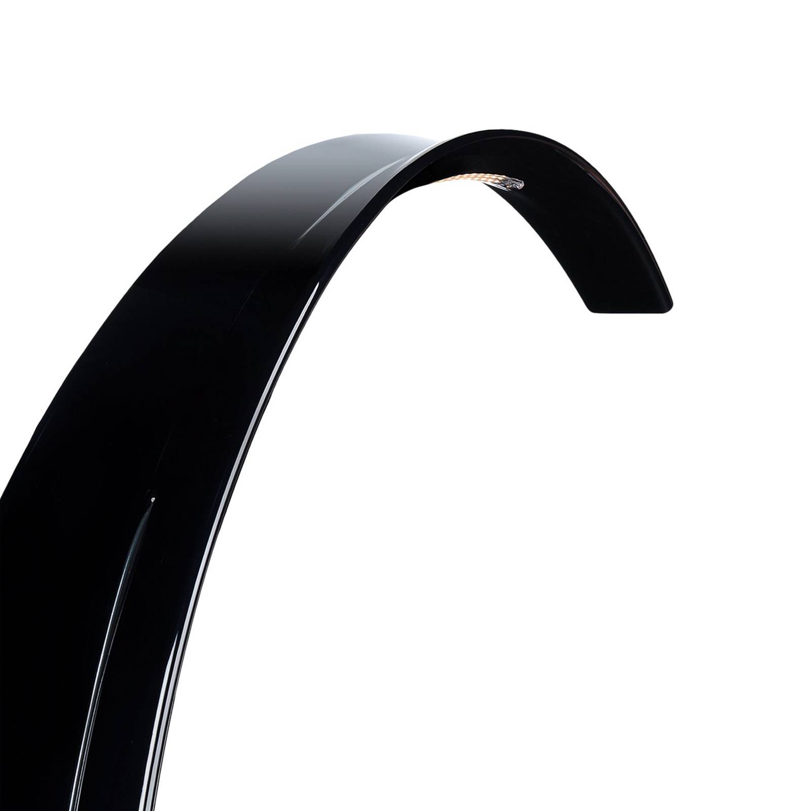 Kartell lampa stołowa LED Taj, czarna, 62 cm, tworzywo sztuczne