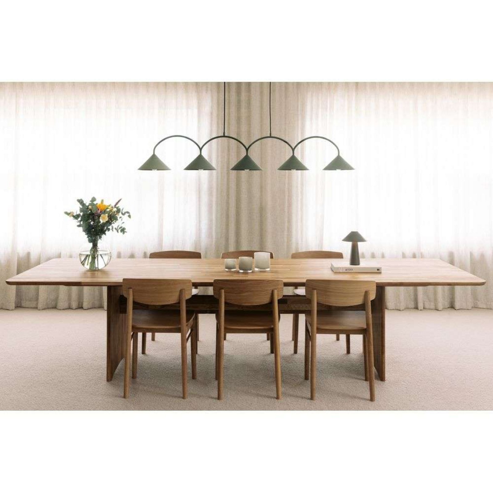 Curve 5 Pendelleuchte Grün - Globen Lighting