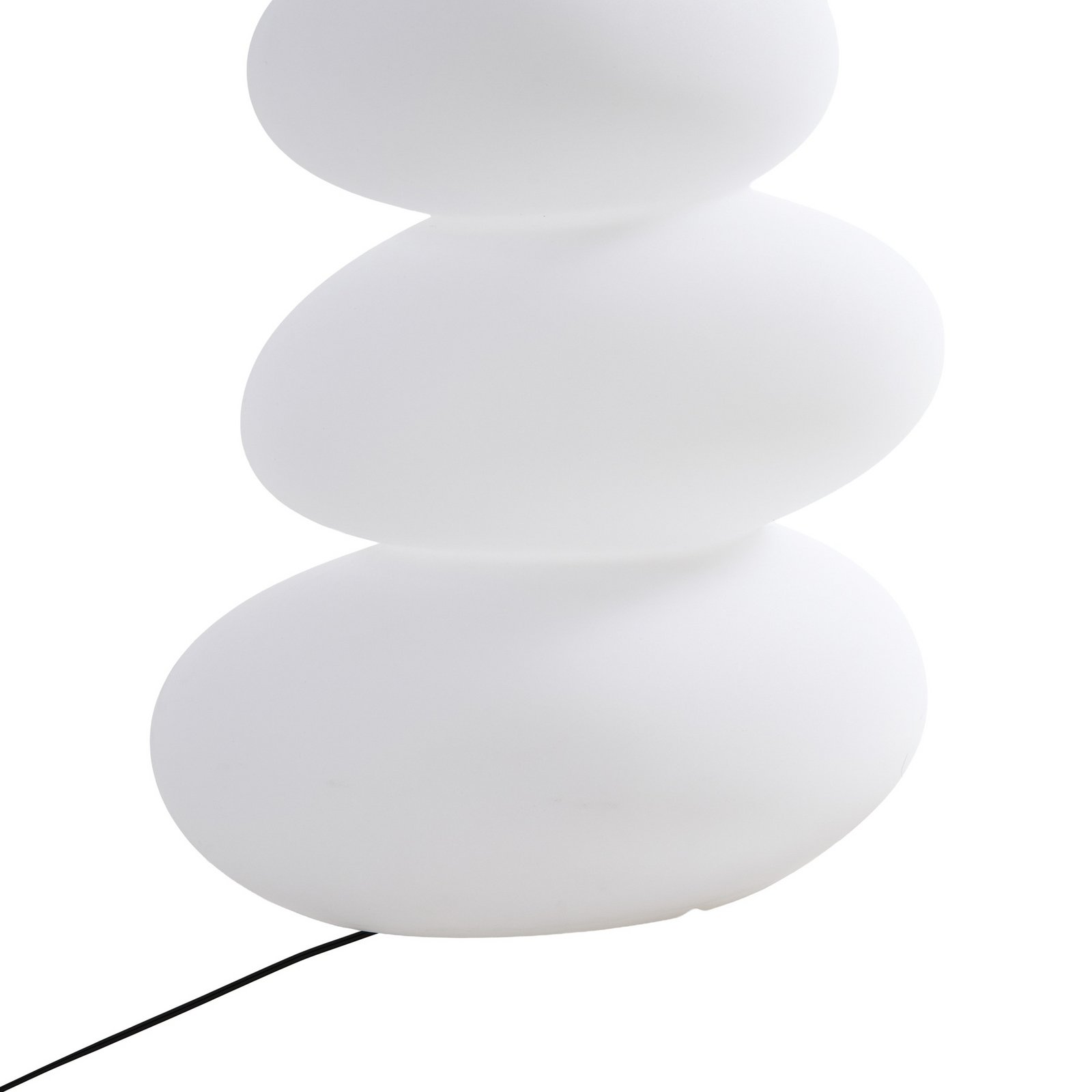 Lampe de terrasse LED Lucande Soriel, blanche, 72 cm, stepdim, IP54