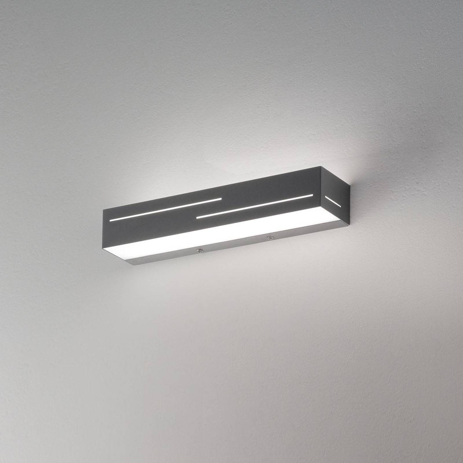 Kinkiet LED Banny, antracyt, szerokość 31cm, Up- & Downlight