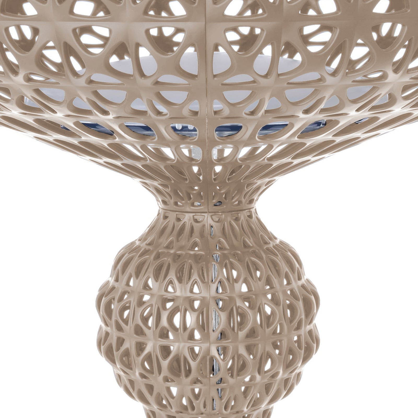 Kartell Kabuki LED floor lamp, dove grey, 166 cm, dimmable