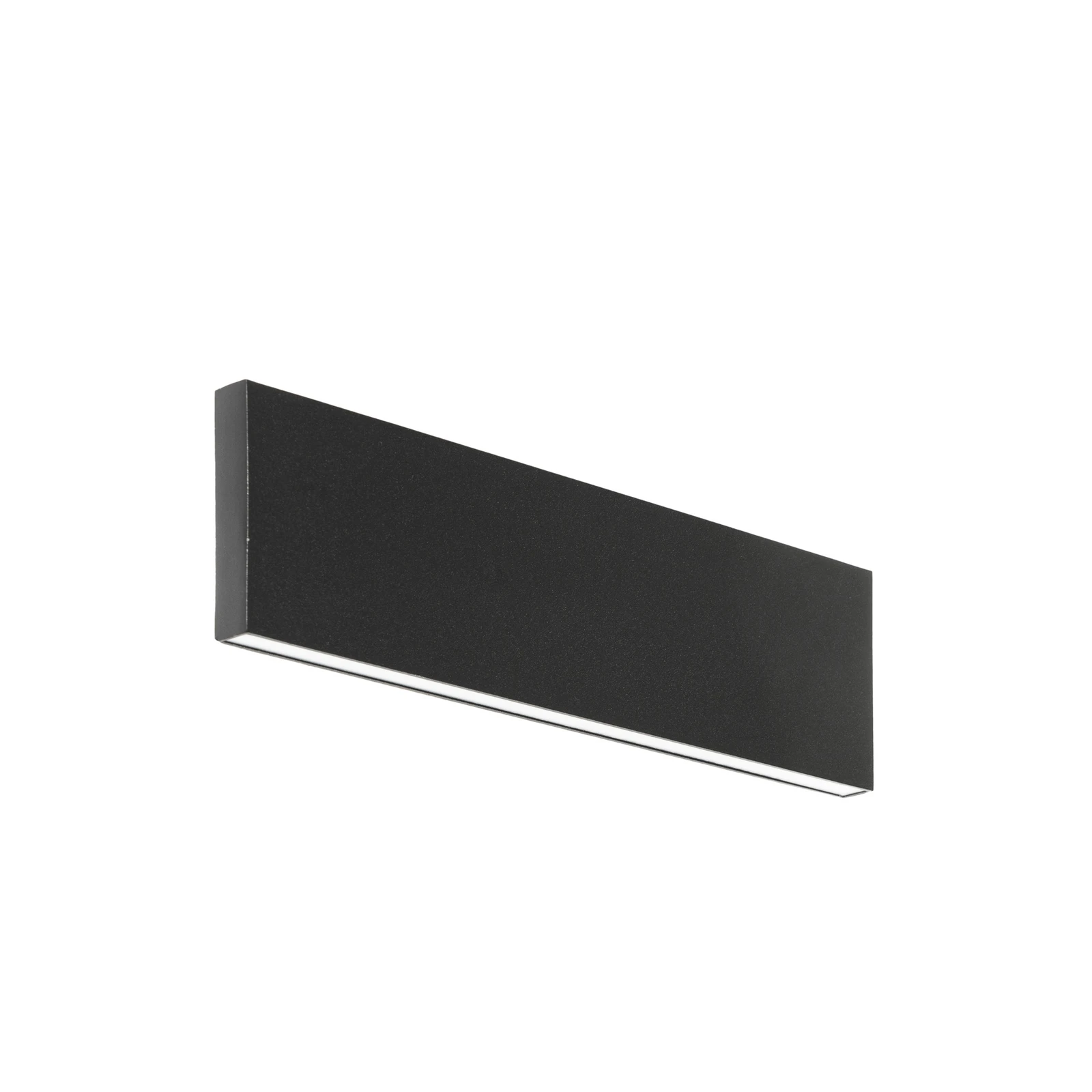 Lindby LED seinalamp Ignazia, 28cm, must, metallist, üles/alla lülitatav