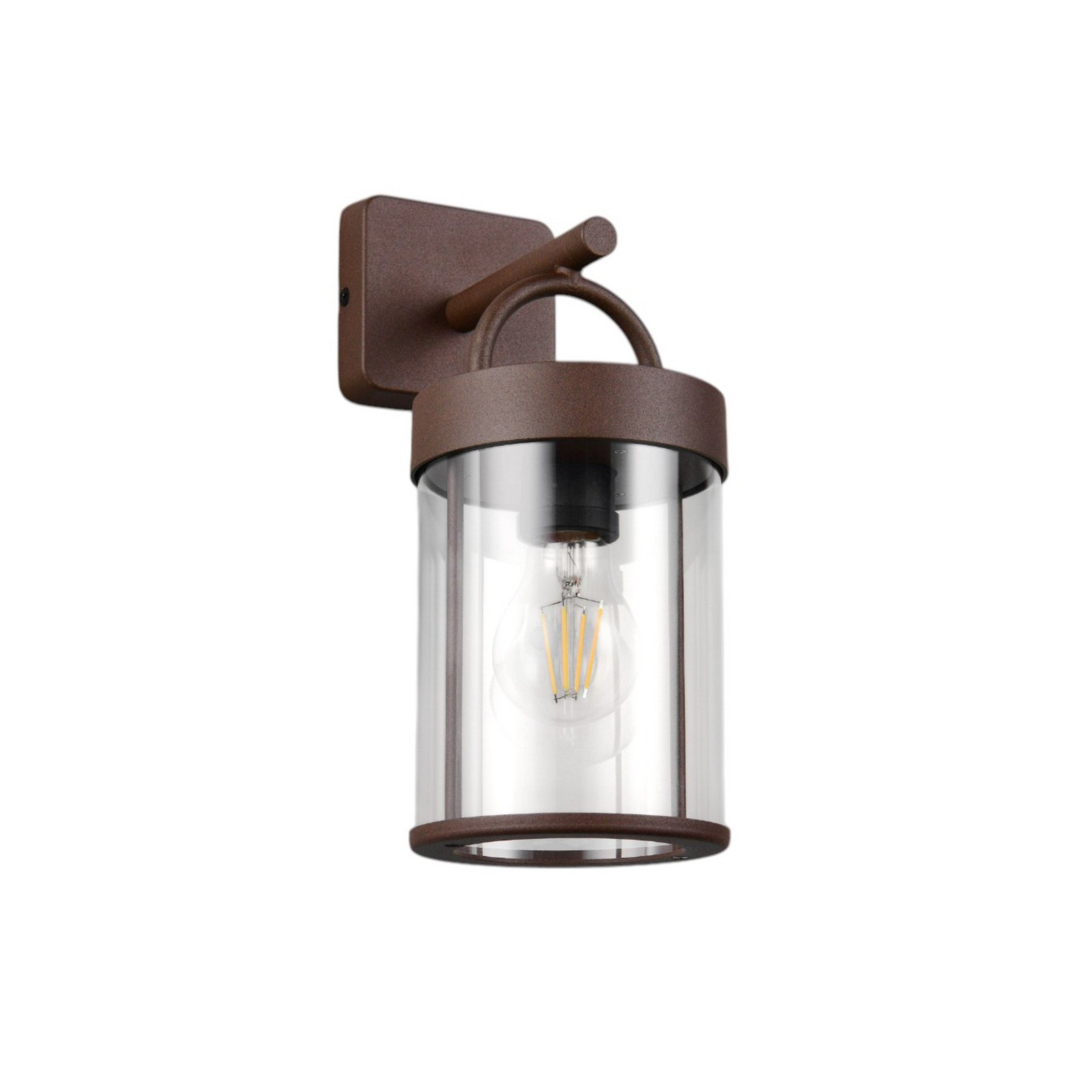 Almeria outdoor wall light, rust, aluminium, height 29 cm, IP44