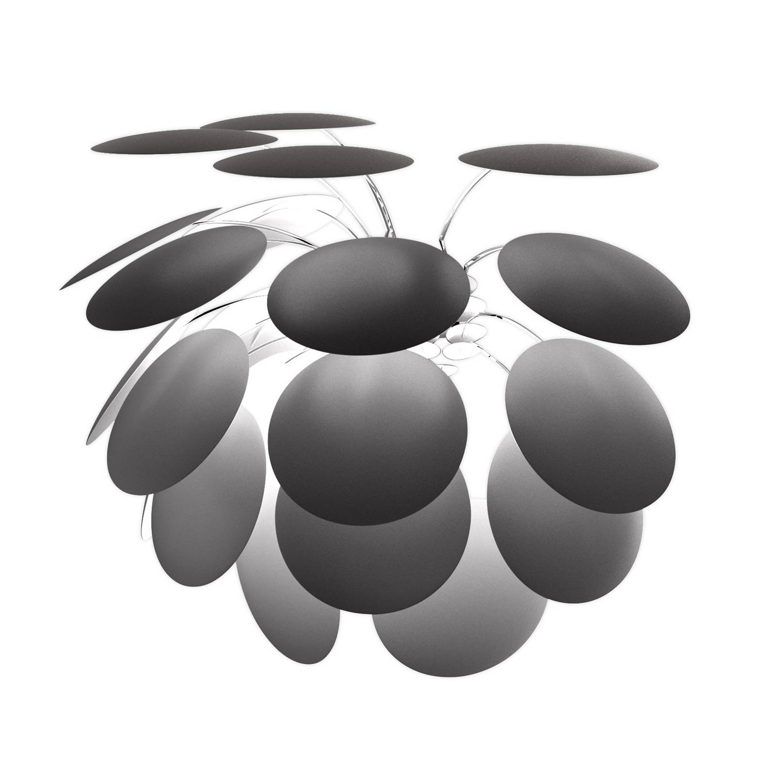 MARSET Discocó A vägglampa, grå matt