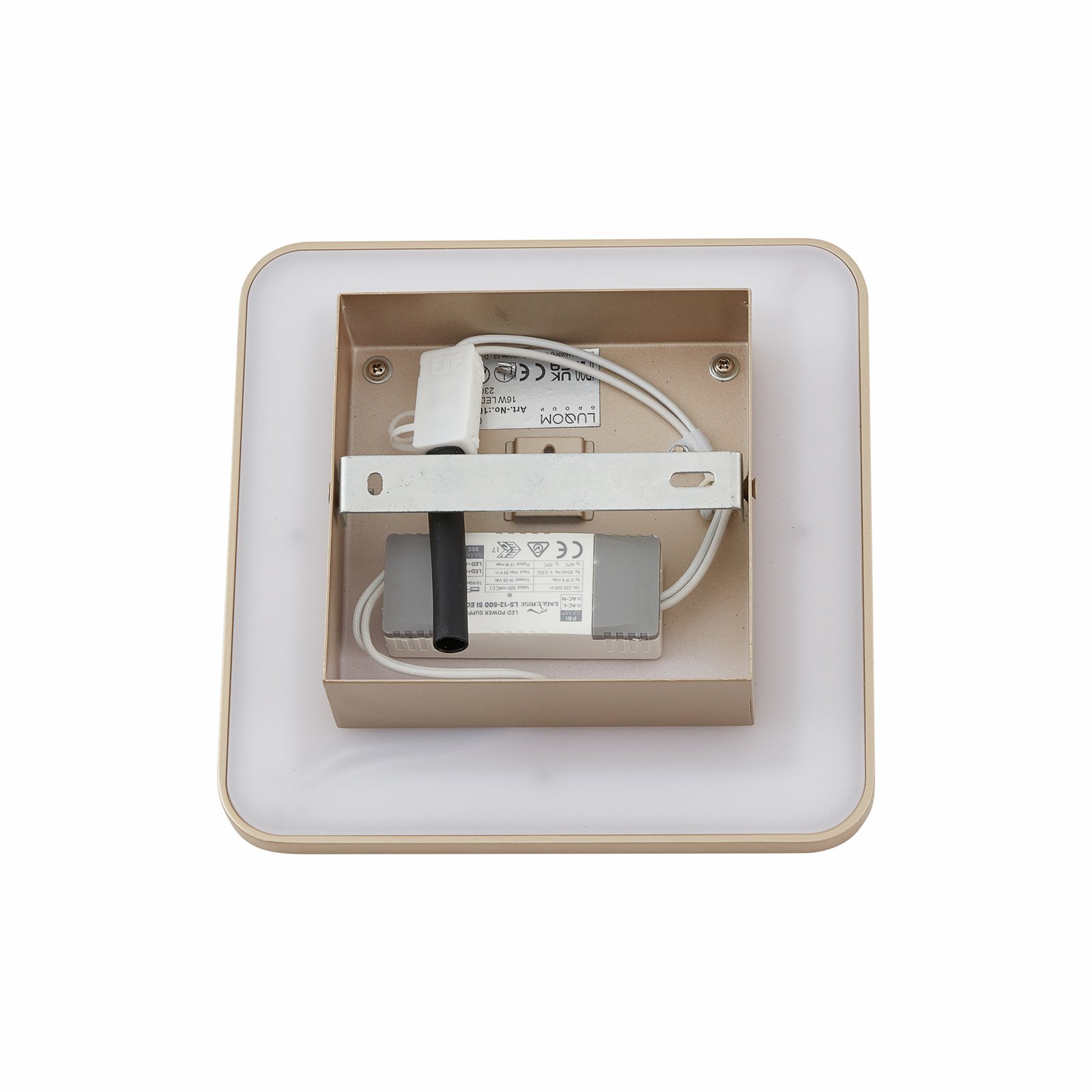 Elrik LED Seinävalaisin 22 cm Musta - Lucande