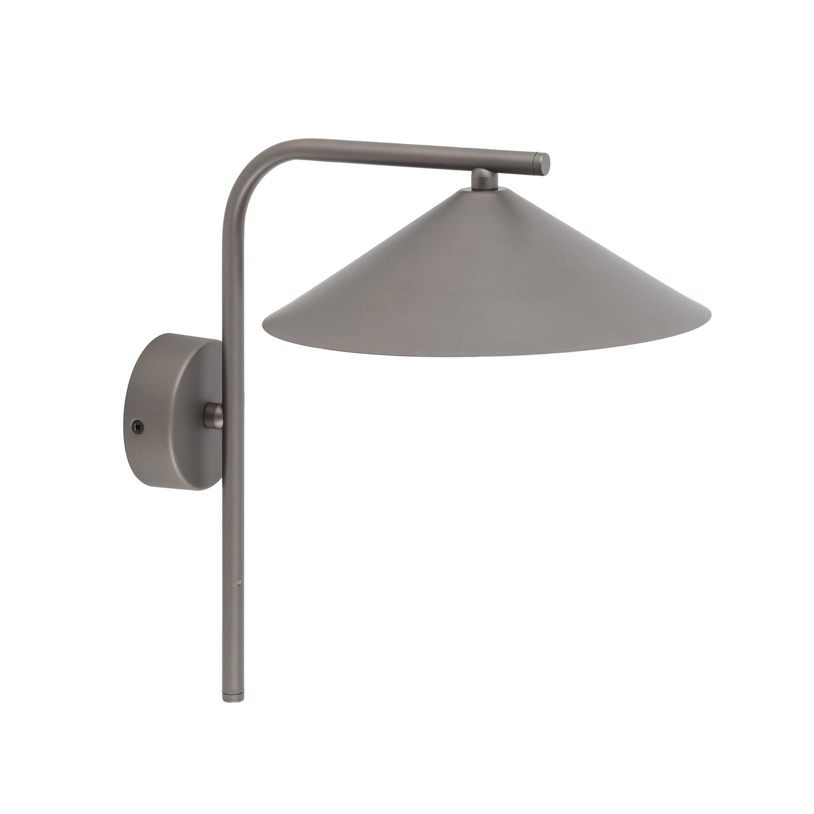 Zidna svjetiljka Lume, smeđa, metalna, visina 30,5 cm