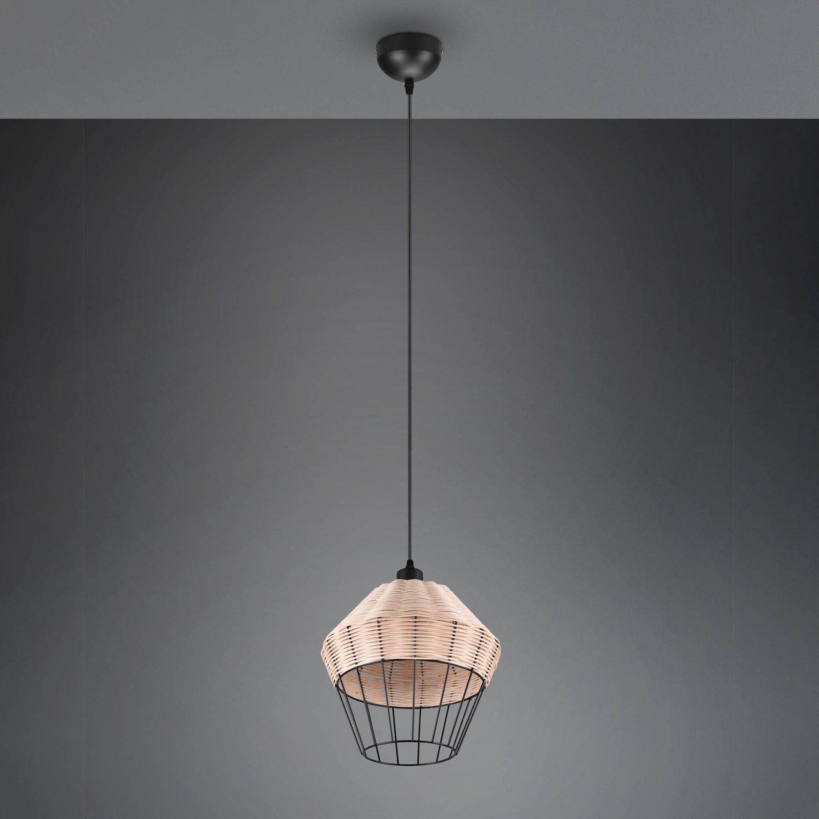 Borka hanglamp, 1-lamp, Ø 30 cm, Natur