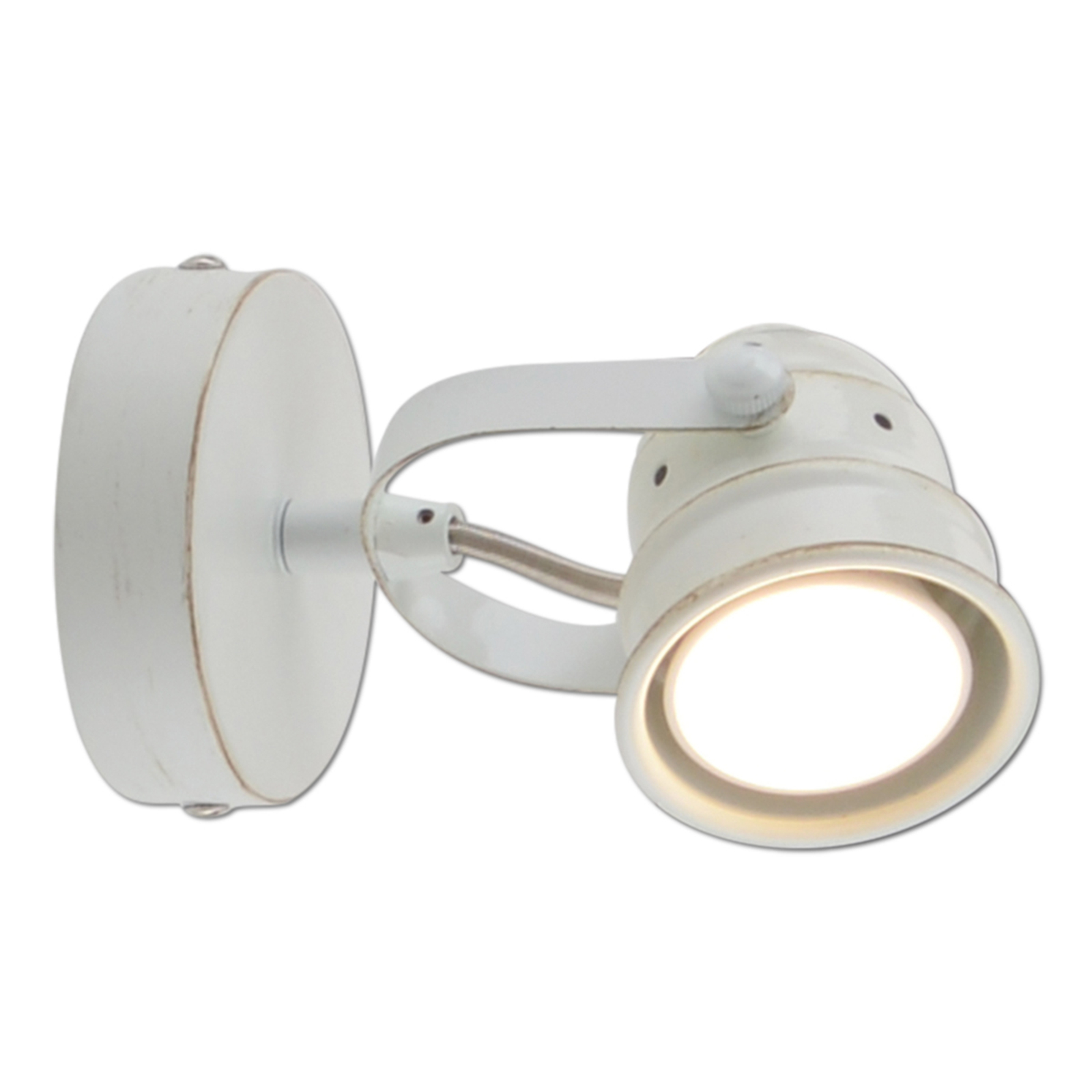 Näve Antique white Tessa LED wall spotlight, for Living / Dining Room, metal, GU10, 5 W, energy efficiency: A, H: 14 cm