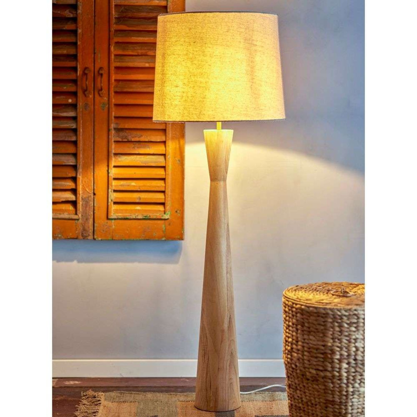 Leonor Floor Lamp Nature - Bloomingville