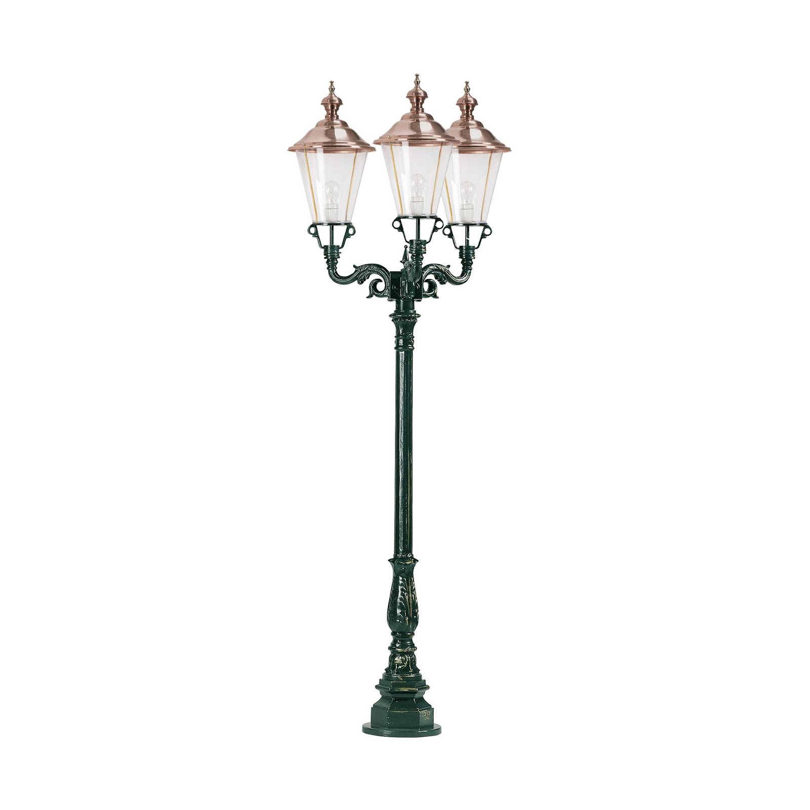 Dreiflammiger Kandelaber Parijs, grün günstig online kaufen