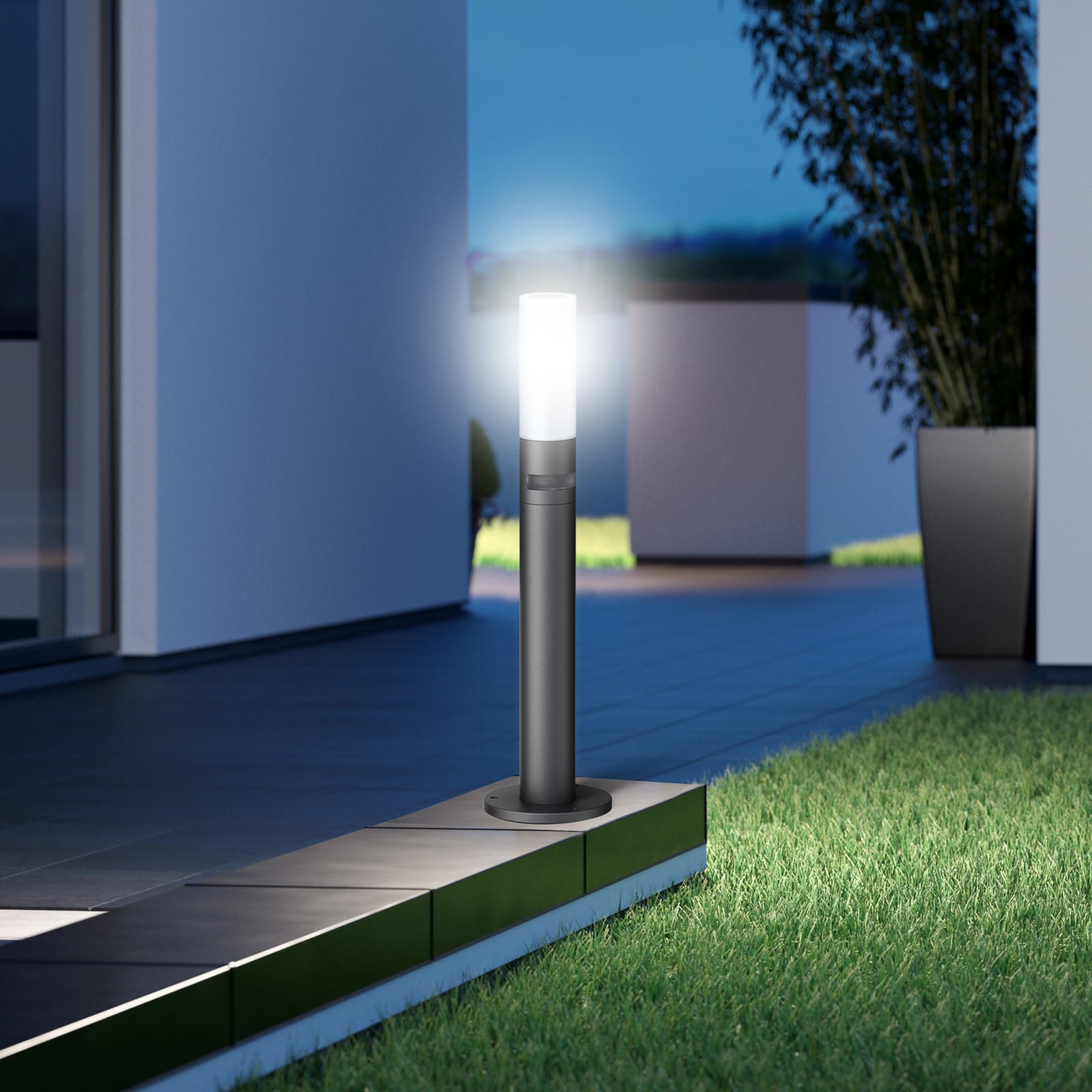 GL 65 S LED-gatelampe, sensor, 77 cm, antrasitt – STEINEL GL 65 S LED-gatelampe, sensor, 77 cm, antrasitt – STEINEL