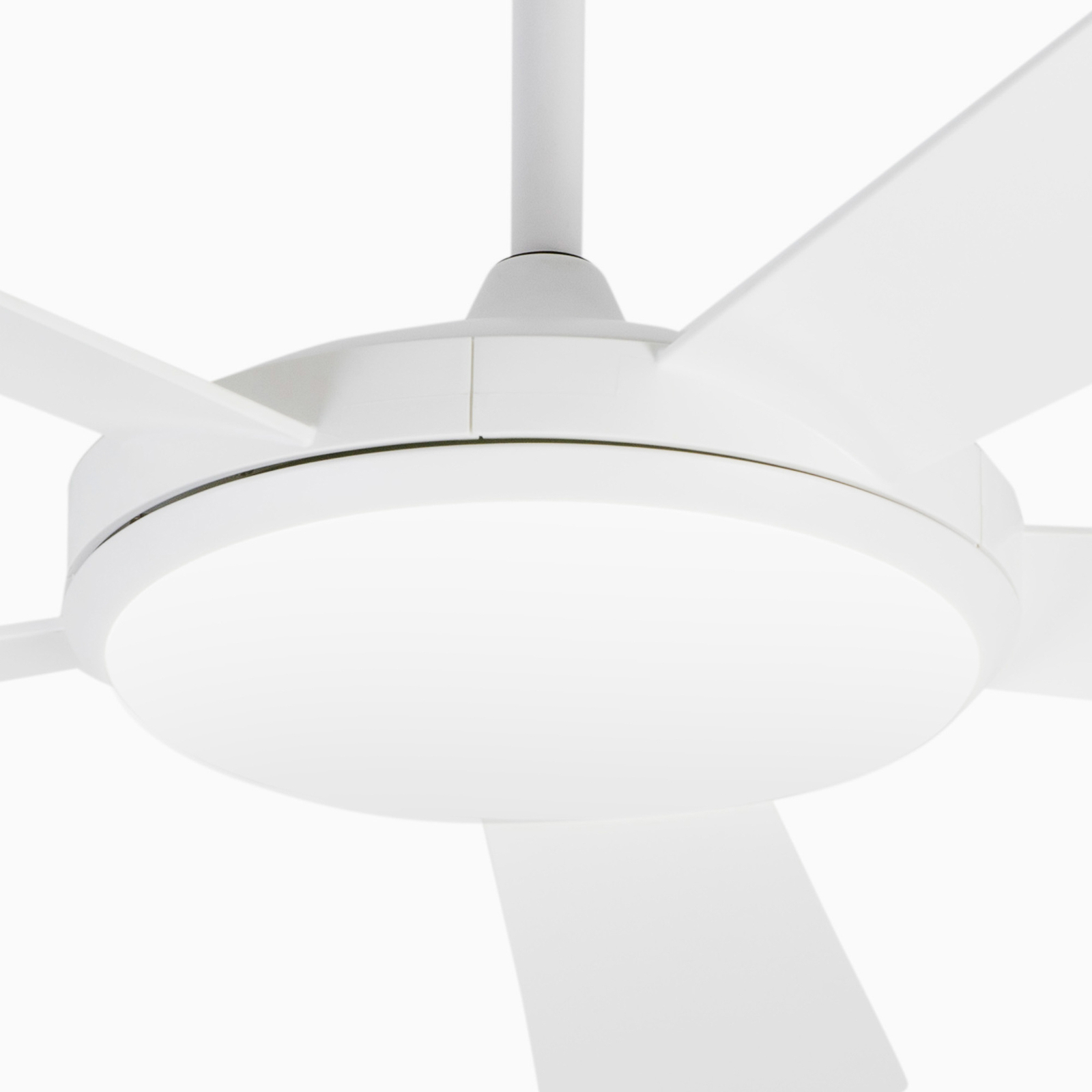 Saona L ceiling fan with an LED light, CCT DC
