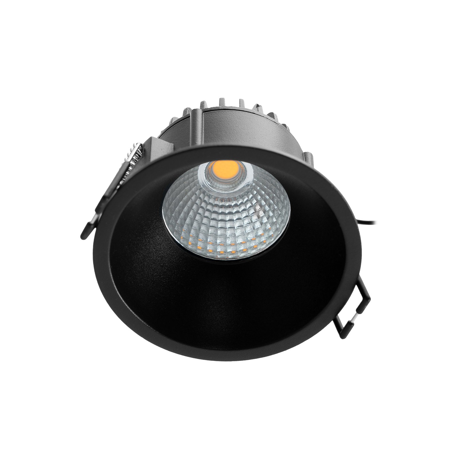 Arcchio LED downlight Niria, black, 4,000K