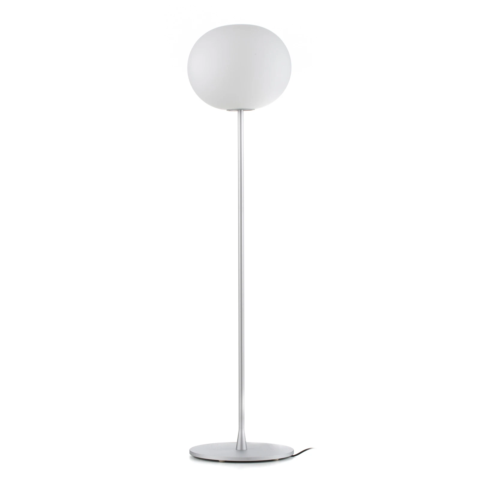 FLOS Glo-Ball Floor 1 álló világítás, matt ezüst
