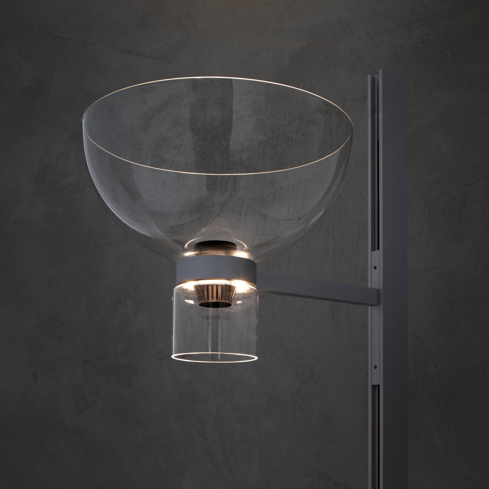 Piantana LED Nocturne F1 Bowl, nera, altezza 206 cm - FLOS Piantana LED Nocturne F1 Bowl, nera, altezza 206 cm - FLOS