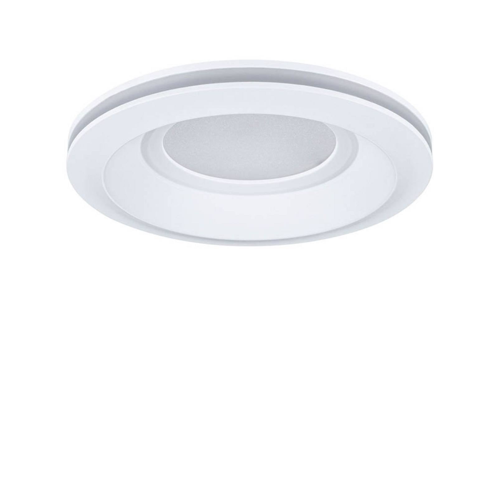 Oprawa wpuszczana LED Paulmann Sormus, biała, średnica 10 cm, IP65, zestaw 3