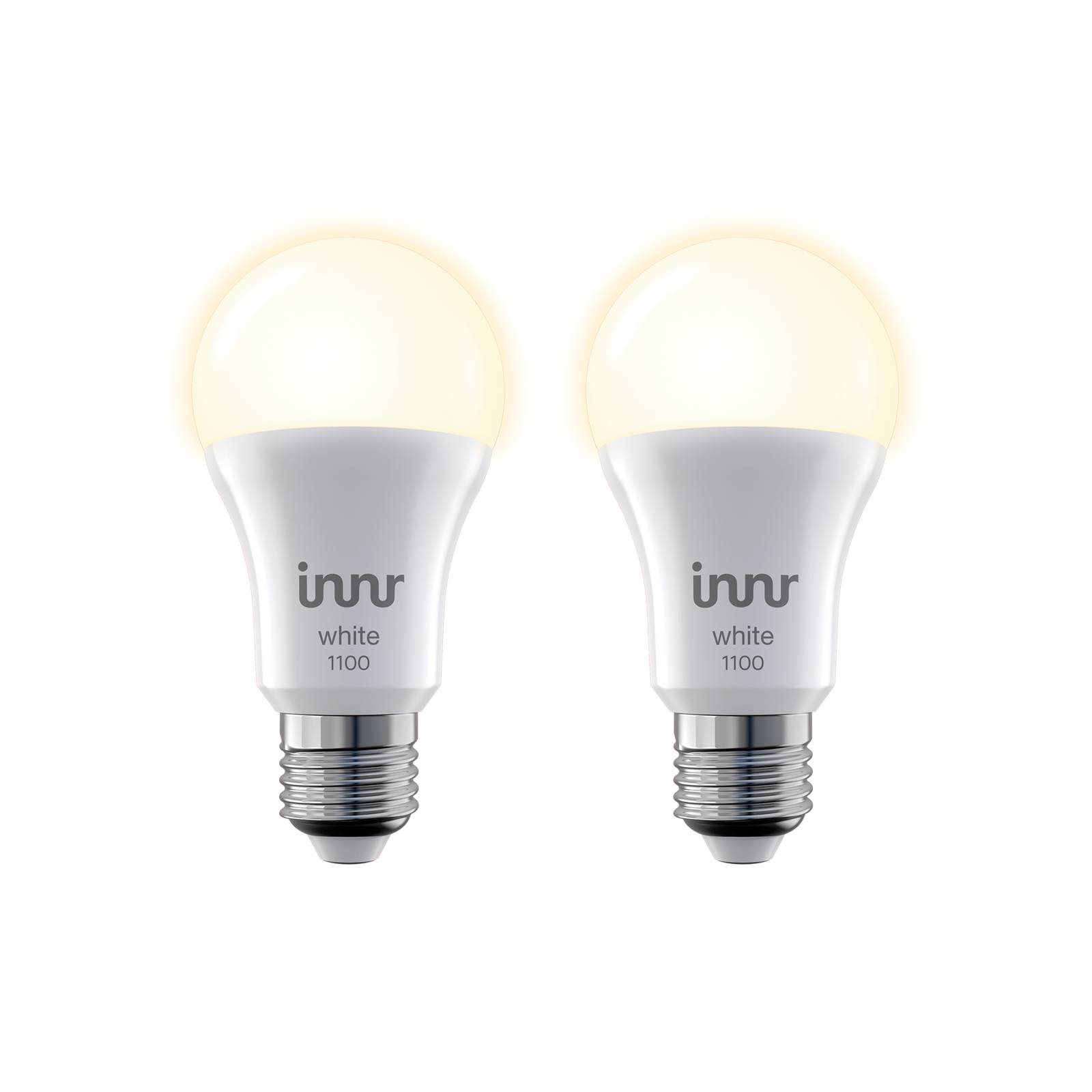 E-shop Innr LED žiarovka Smart E27 10,4 W 2 700 K, 1150 lm, balenie 2 ks
