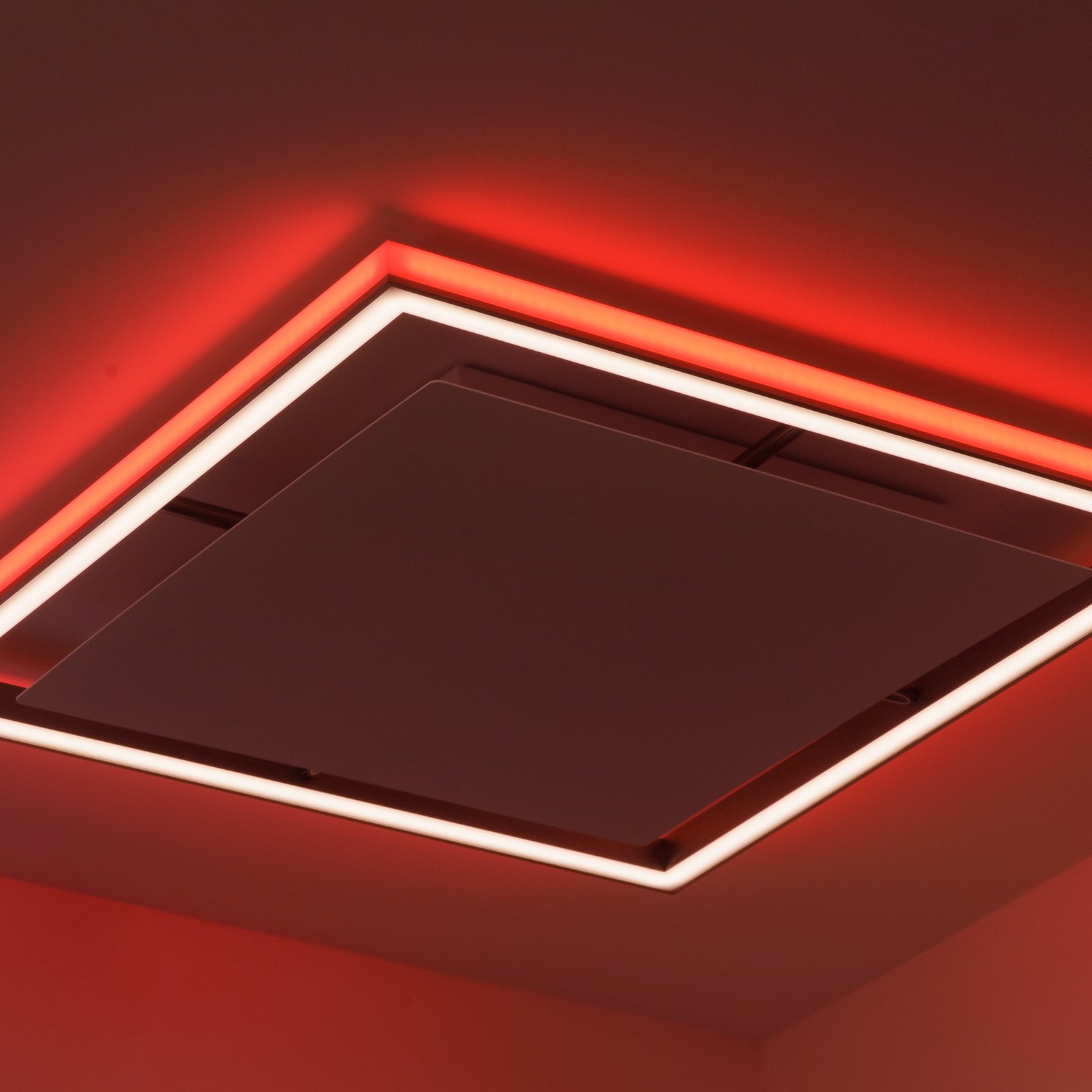 Paul Neuhaus Helix LED stropní světlo čtverec 50cm