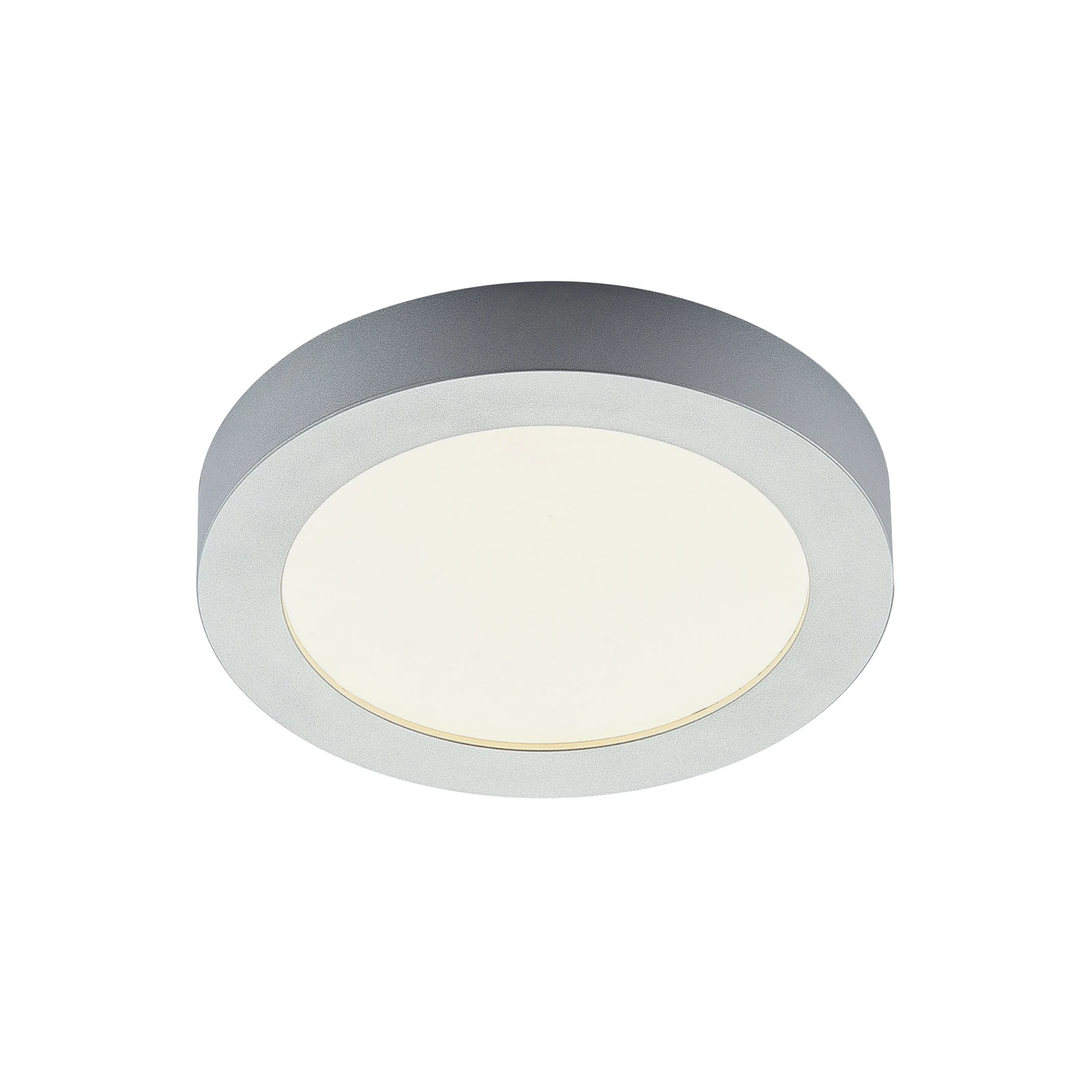 LED-Deckenlampe Marlo silber 3000K rund 25,2cm