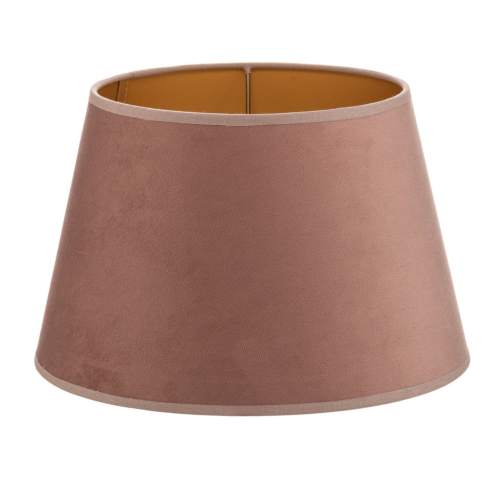 Cone lámpaernyő 18 cm magas, rózsaszín/arany