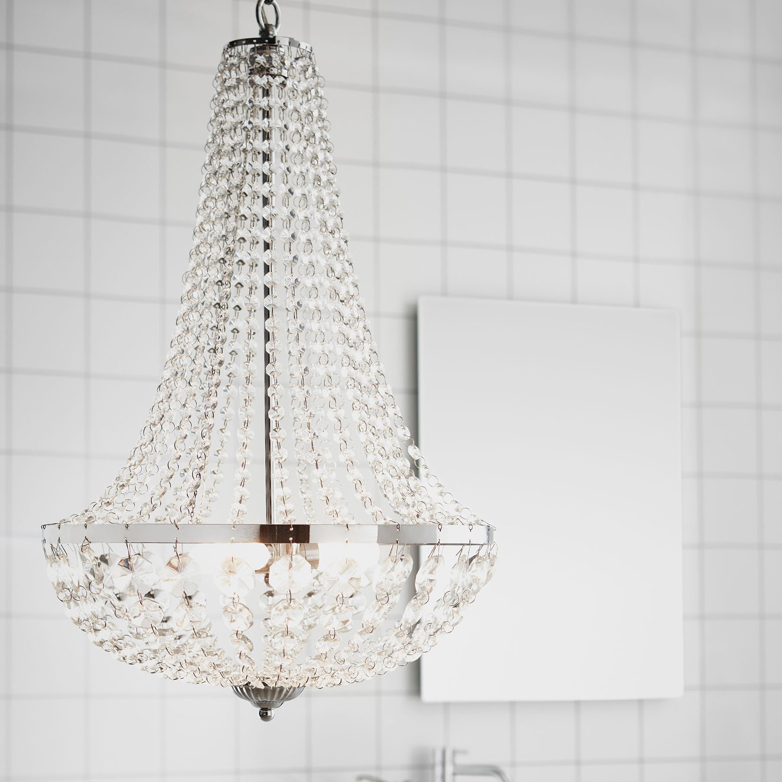 Gränsö 3 Lysekrone IP44 Chrome - Markslöjd