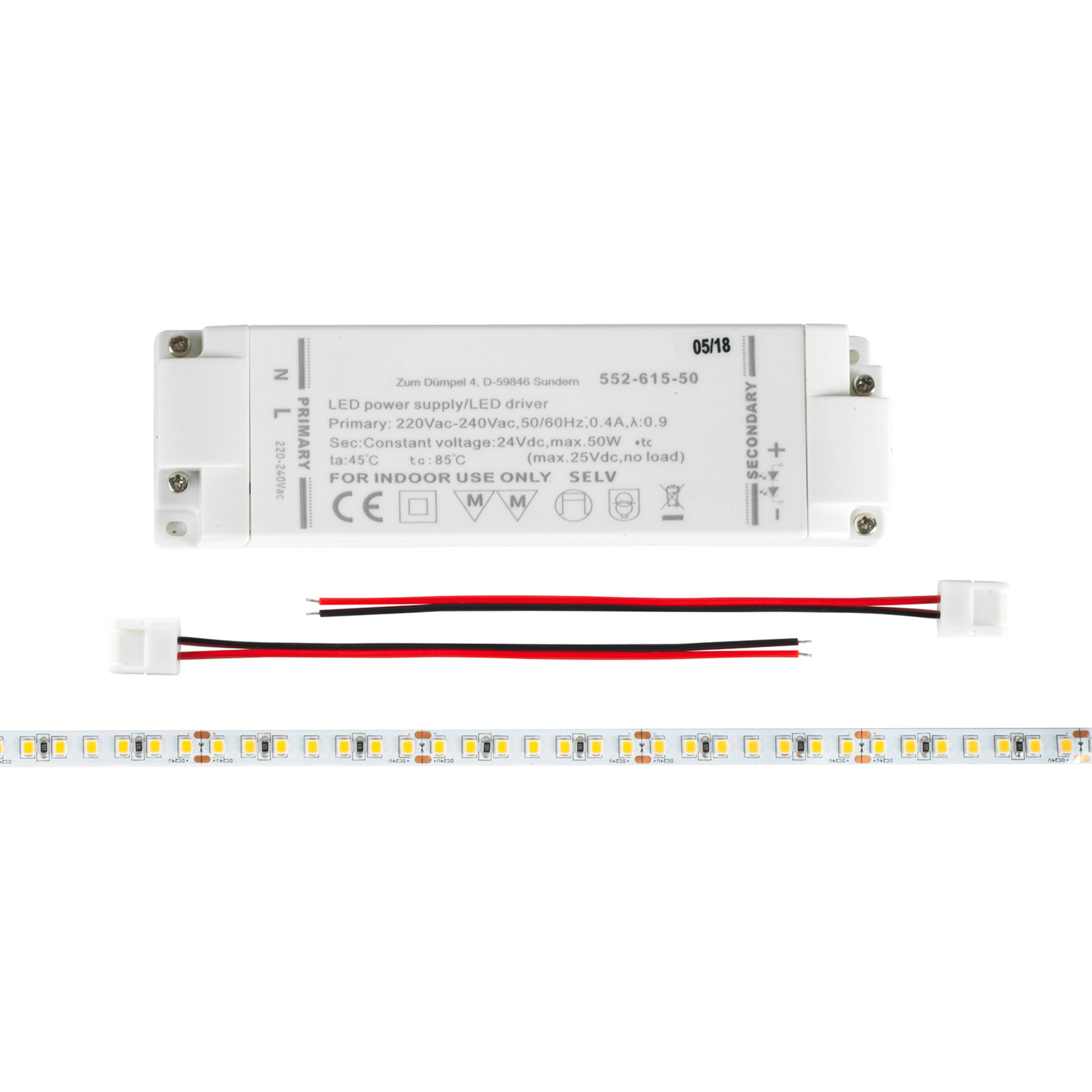 BRUMBERG QualityFlex LED-Strip Set 5m 48W 3,100K