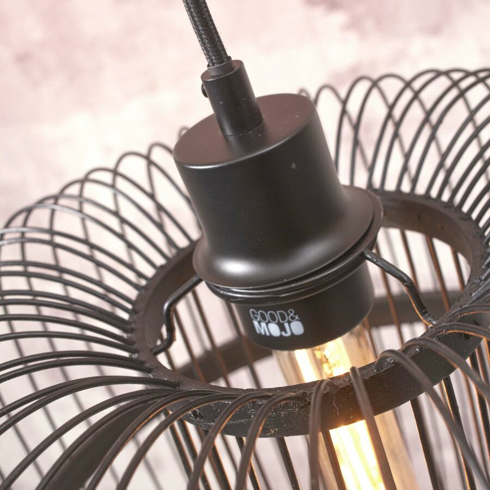 GOOD & MOJO Hokkaido Hokkaido lampă suspendată înălțime 38 cm negru