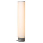 Gubi Unbound LED floor lamp linen lampshade white