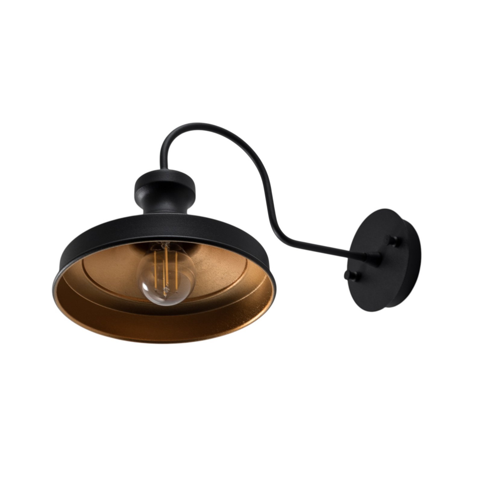 Berceste 182-A wall light black/gold