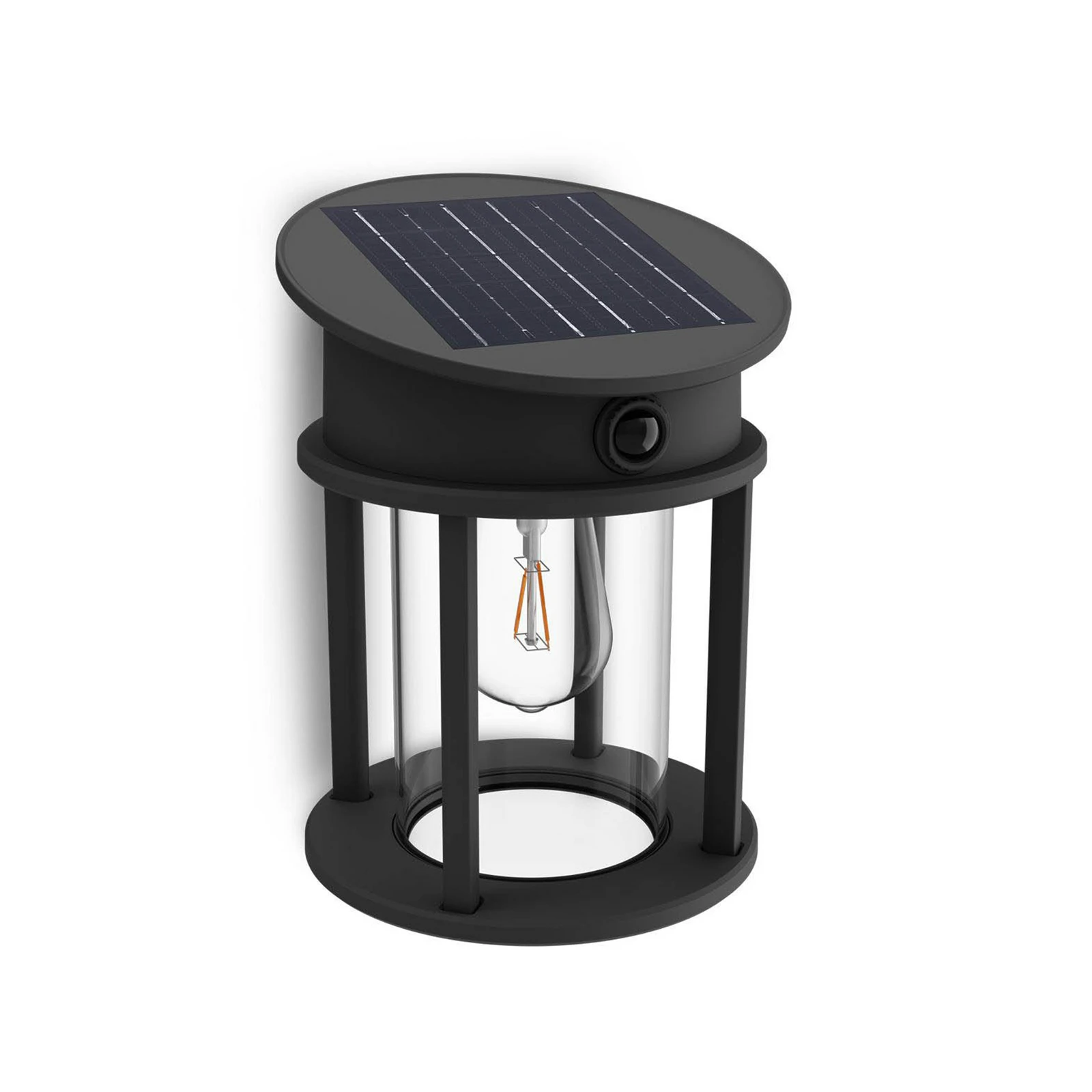 Philips LED-Solar-Außenwandlampe Geri UE Sensor, rund, IP44