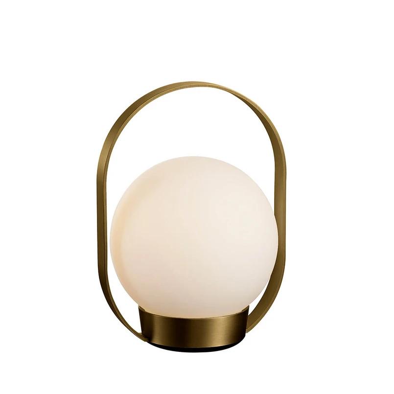 ANTIDARK – Palla T1 Portable Tischleuchte Burnished Brass