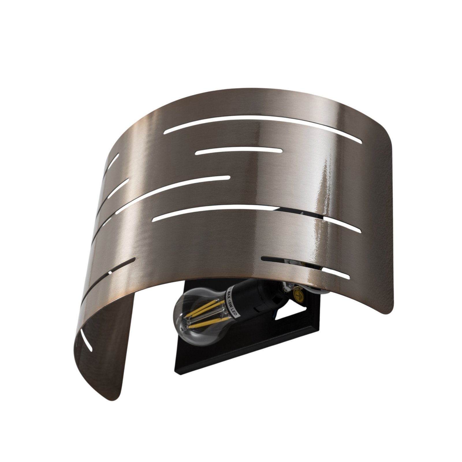 Aplică de perete Oisin, auriu, metal, înălțime 22 cm, E27 Aplică de perete Oisin, auriu, metal, înălțime 22 cm, E27