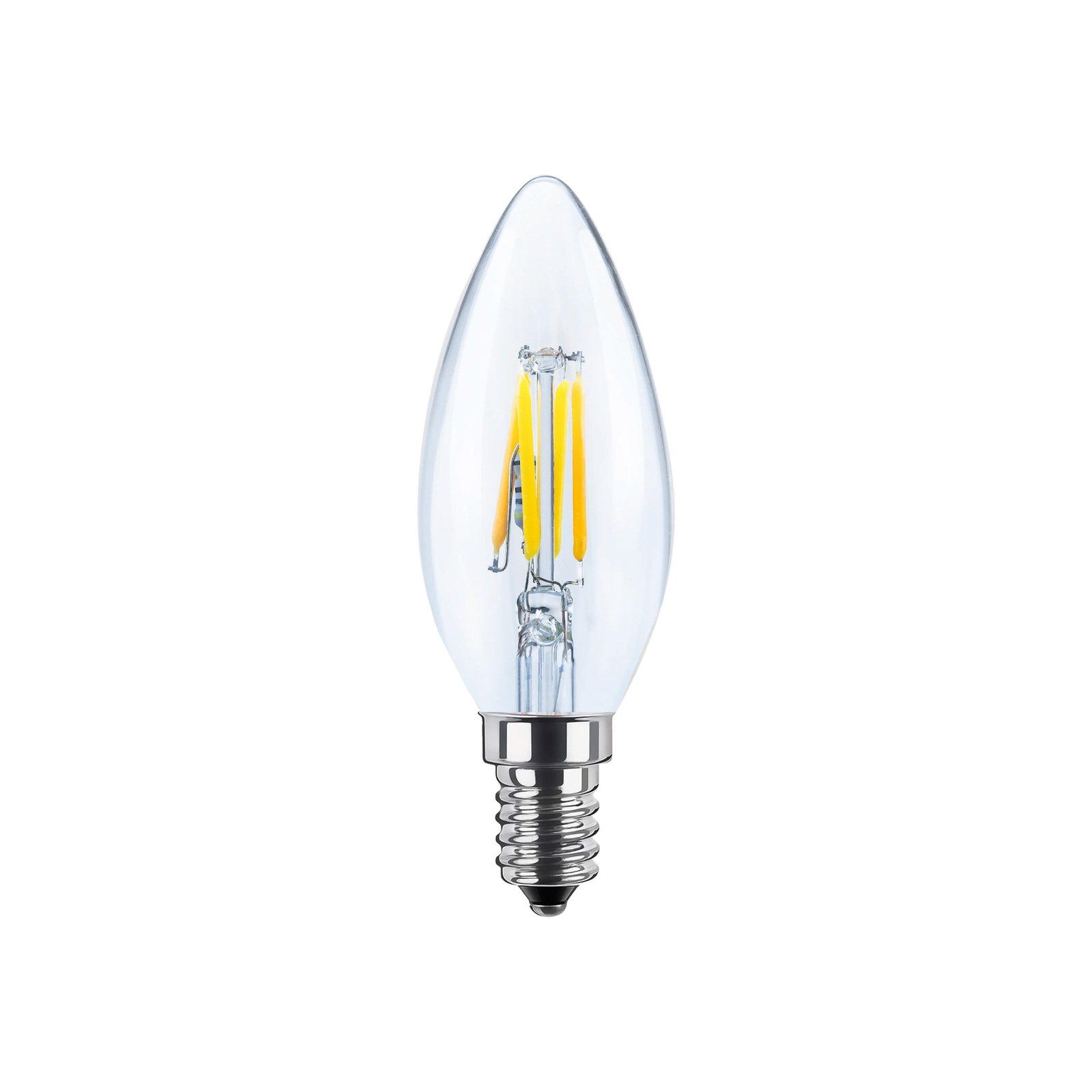 SEGULA LED E14 3W gyertya 24V DC izzószál világos 927 fényerőszabályozható