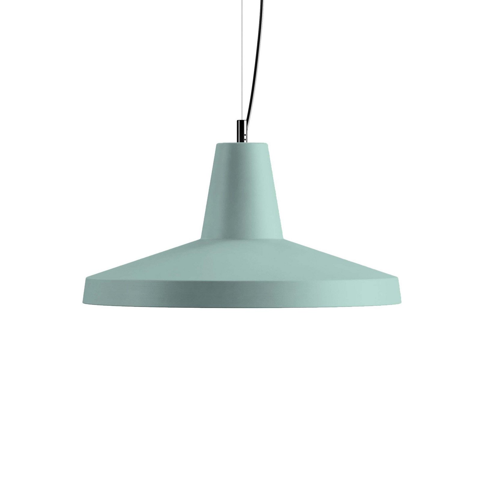 Lampă suspendată Karman Gangster verde Ø 50 cm ceramică E27 - Camera de zi / sufragerie - design