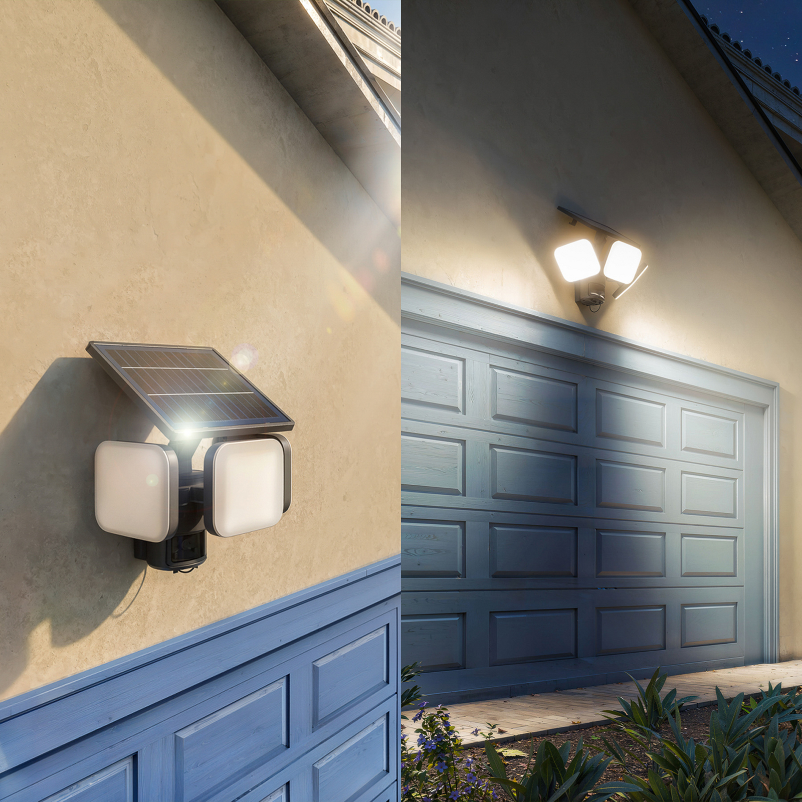 Philips LED-sončna svetilka Zyren, črna, 3.000 K, senzor, IP65 Philips LED-sončna svetilka Zyren, črna, 3.000 K, senzor, IP65