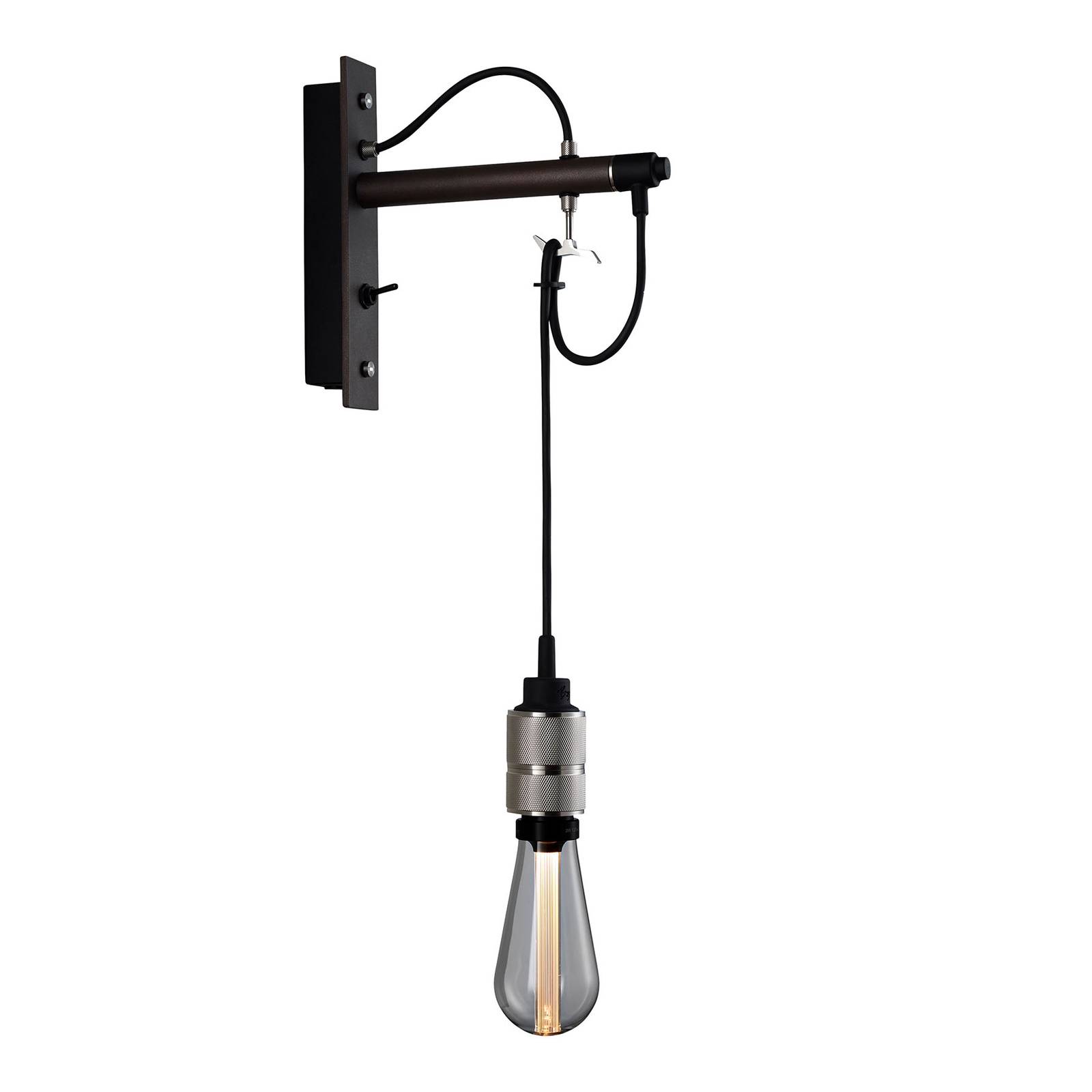 Buster + Punch Hooked Wall nude graphite/steel, for Living / Dining Room, steel, E27, 40 W