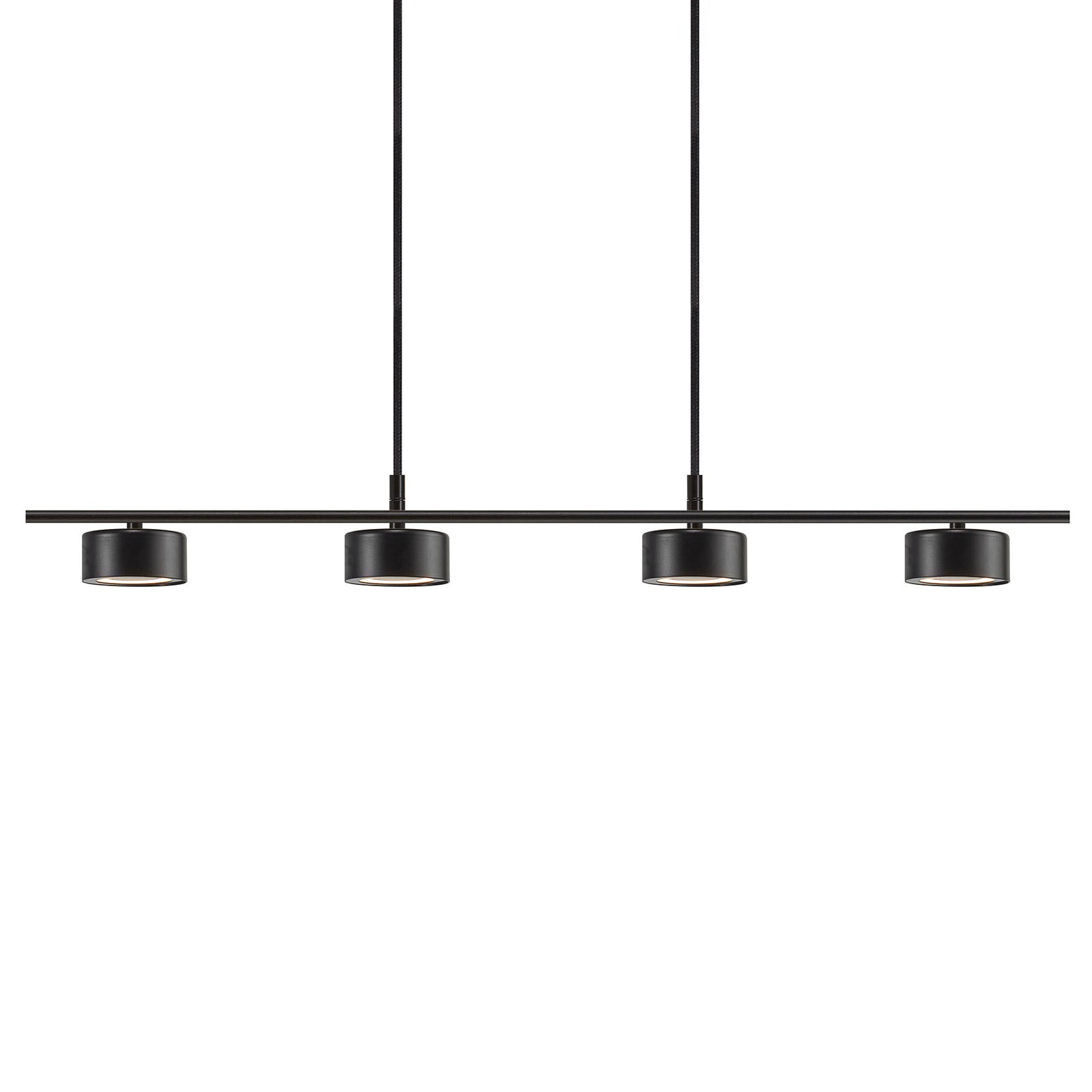 Clyde 4 LED Lámpara Colgante Long Black - Nordlux