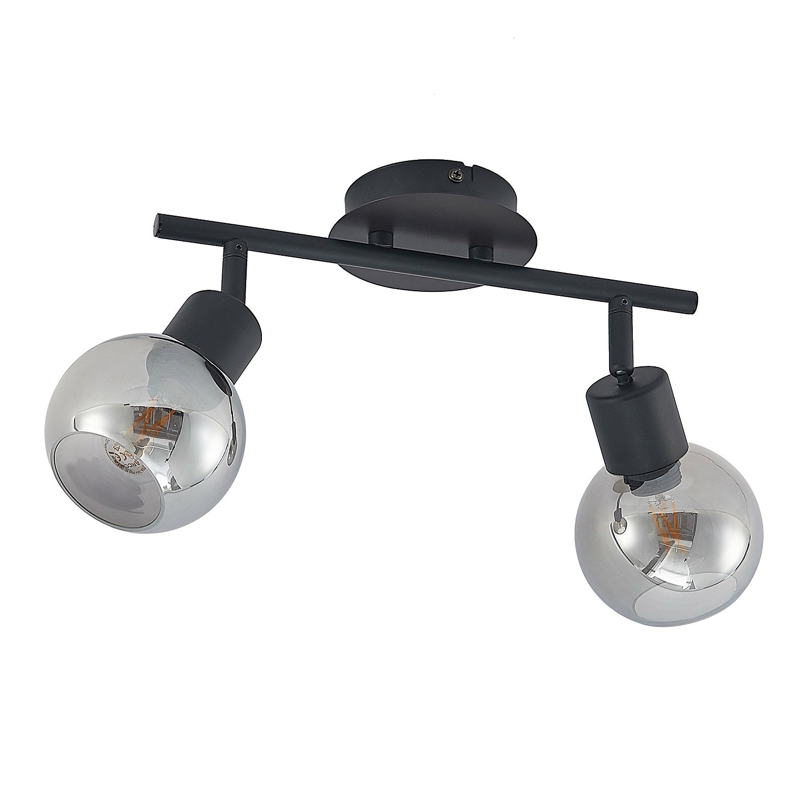 Eridia 2 Deckenleuchte Black - Lindby