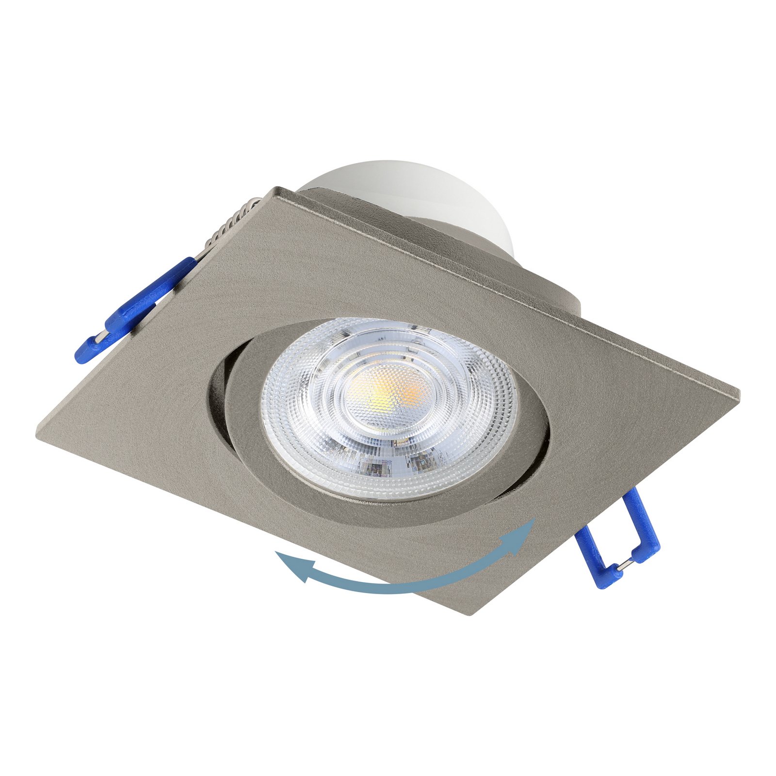 Reflektor wpuszczany Saliceto 2 700 K nikiel Reflektor wpuszczany Saliceto 2 700 K nikiel