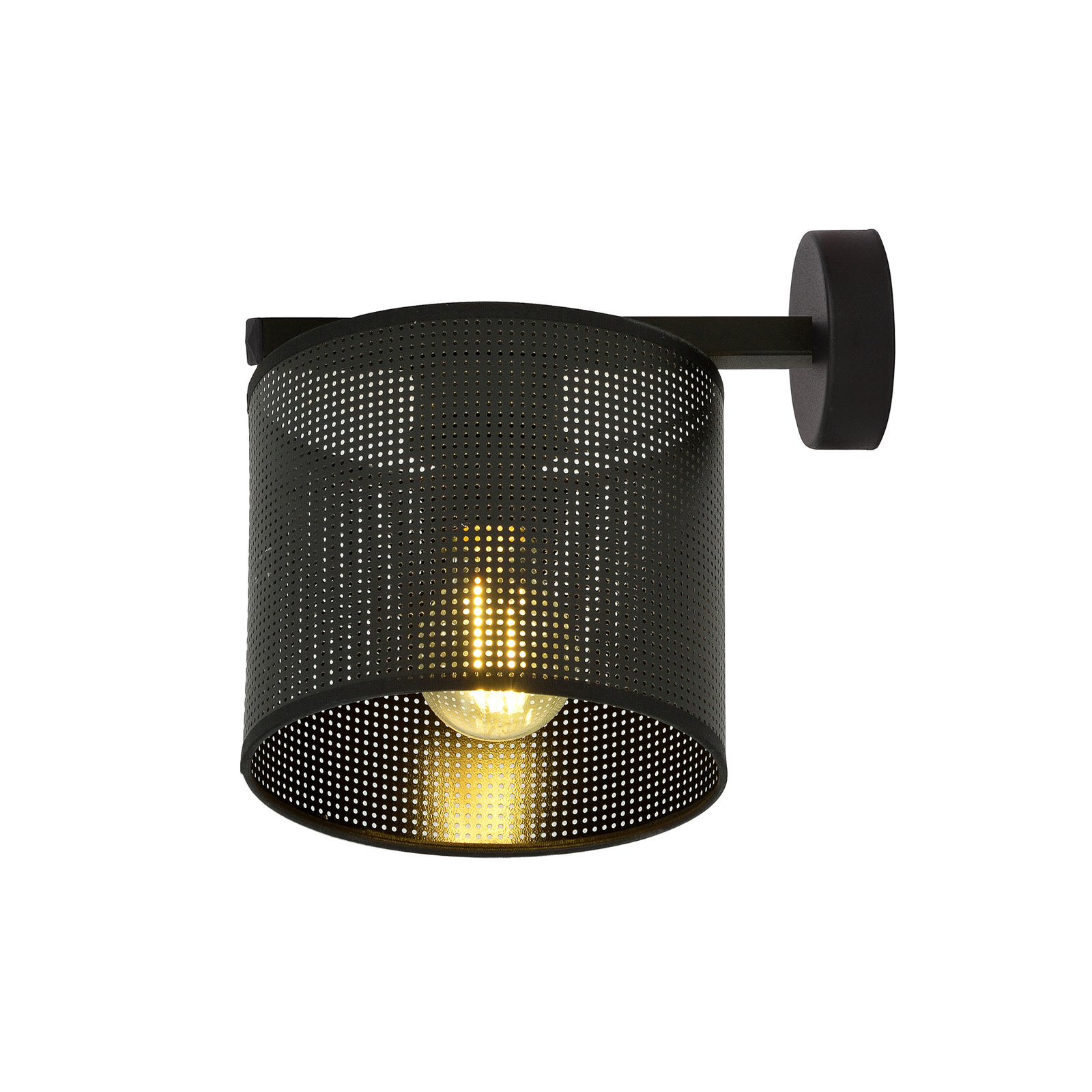Vägglampa Jordan, svart, 1 lampa