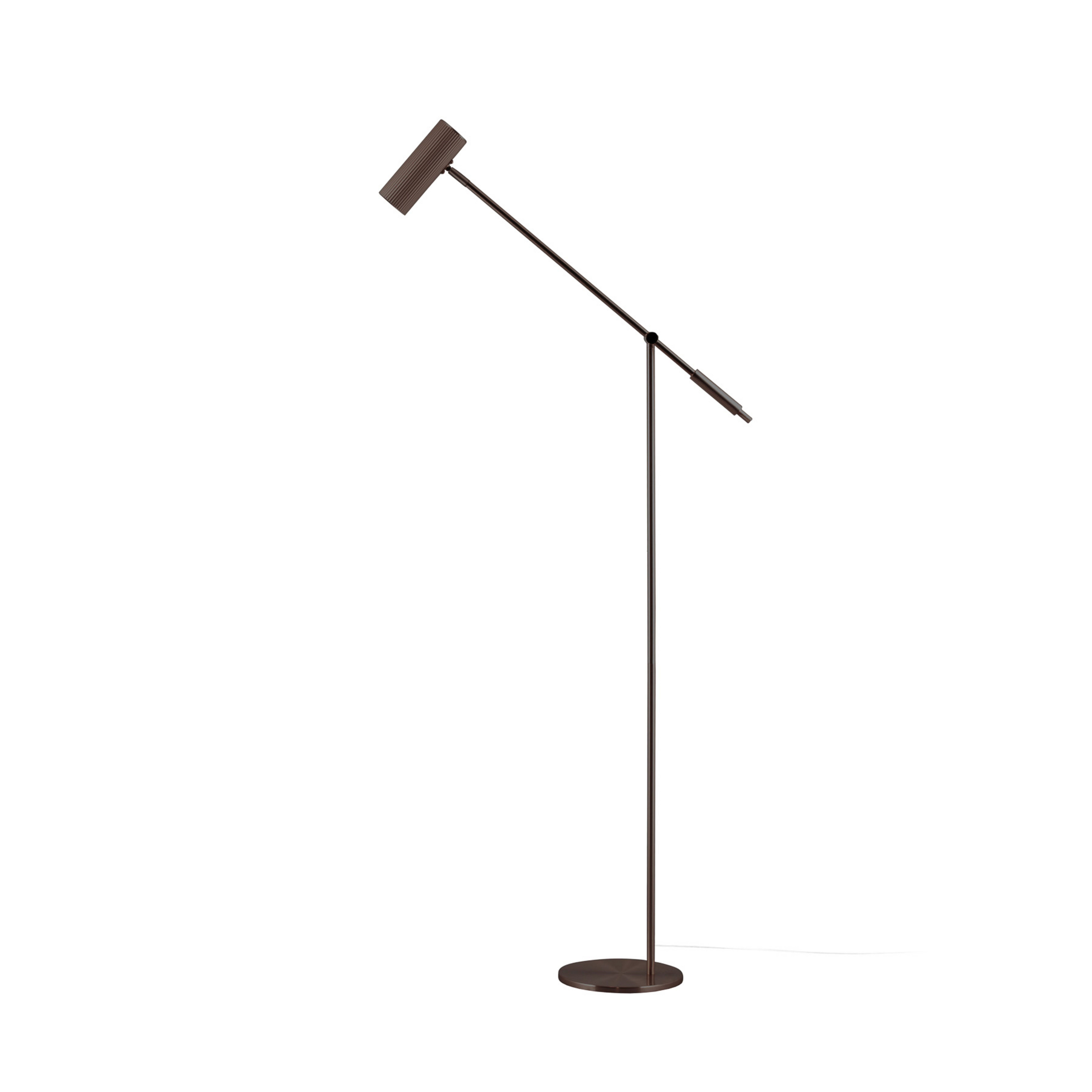 Stojacia lampa Hubble Read z bronzového kovu – Globen Lighting
