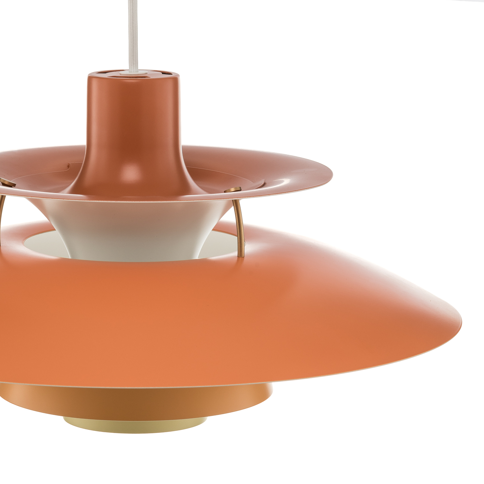 Louis Poulsen PH 5, designer pendant lamp orange