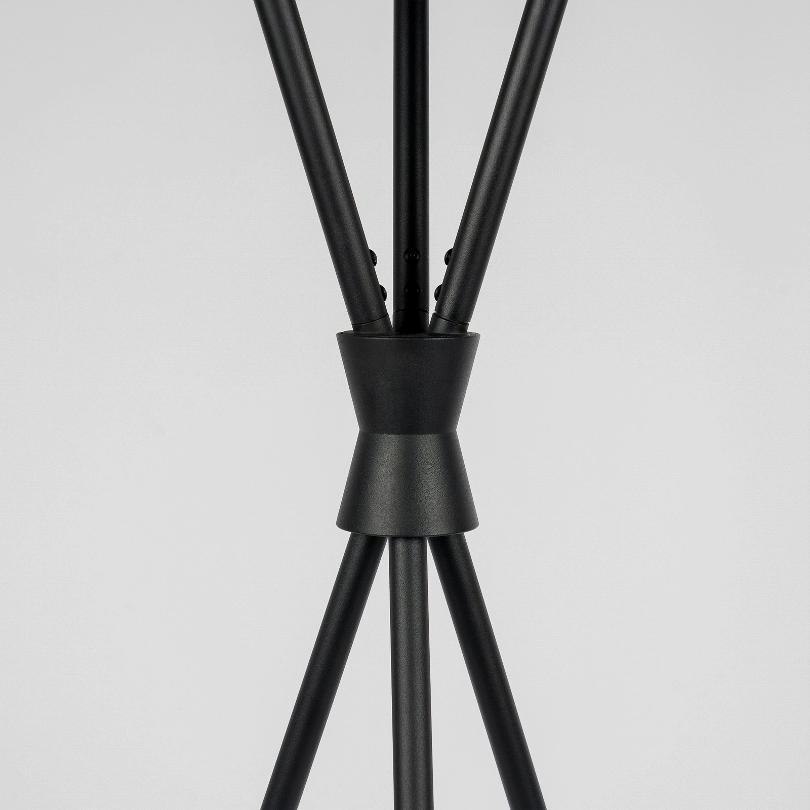 Lucande Coleris lampadaire à 3 lampes, textile