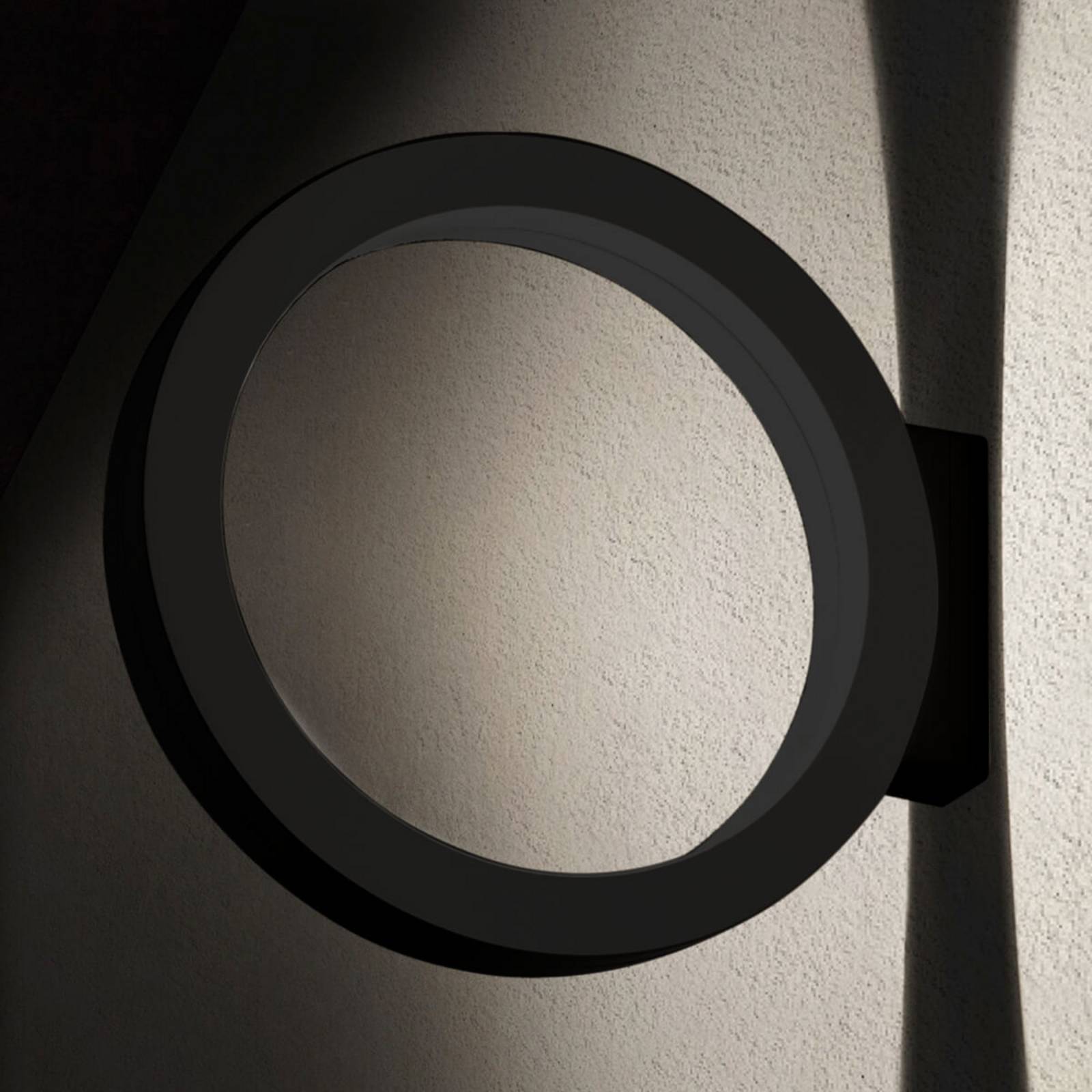 Cini & Nils Anthracite grey LED outdoor wall lamp Assolo, aluminium, 15 W, energy efficiency: A+, W: 4.5 cm, H: 20 cm