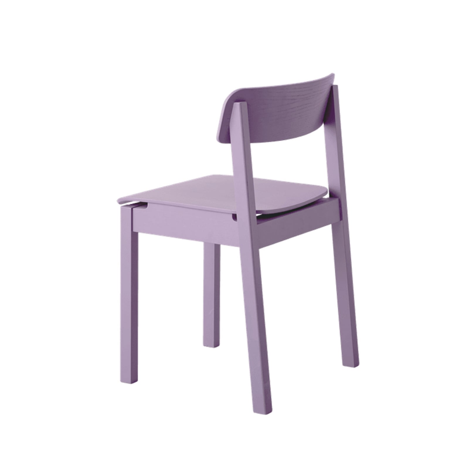 EVERYDAY-stol, lys lilla, høyde 75 cm, eik – Moebe