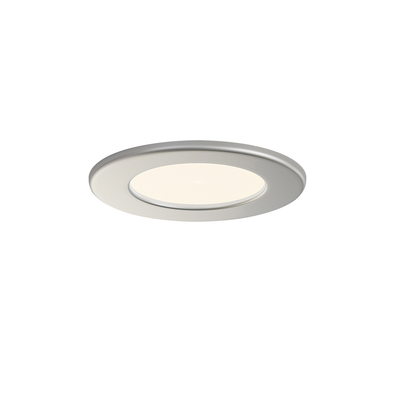 Prios LED vestavné svítidlo Cadance, stříbrné, 11,5 cm, 3 jednotky,
