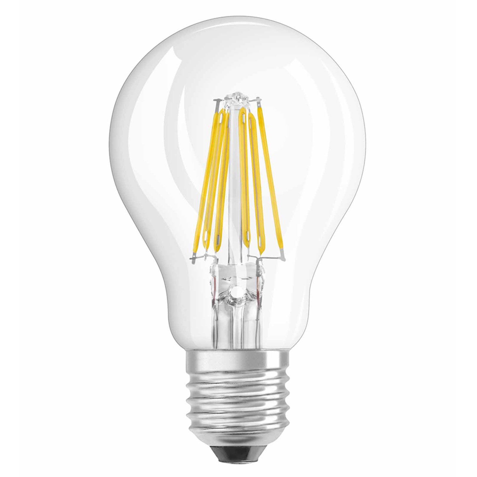 OSRAM E27 7.5 W 827 LED bulb filament clear